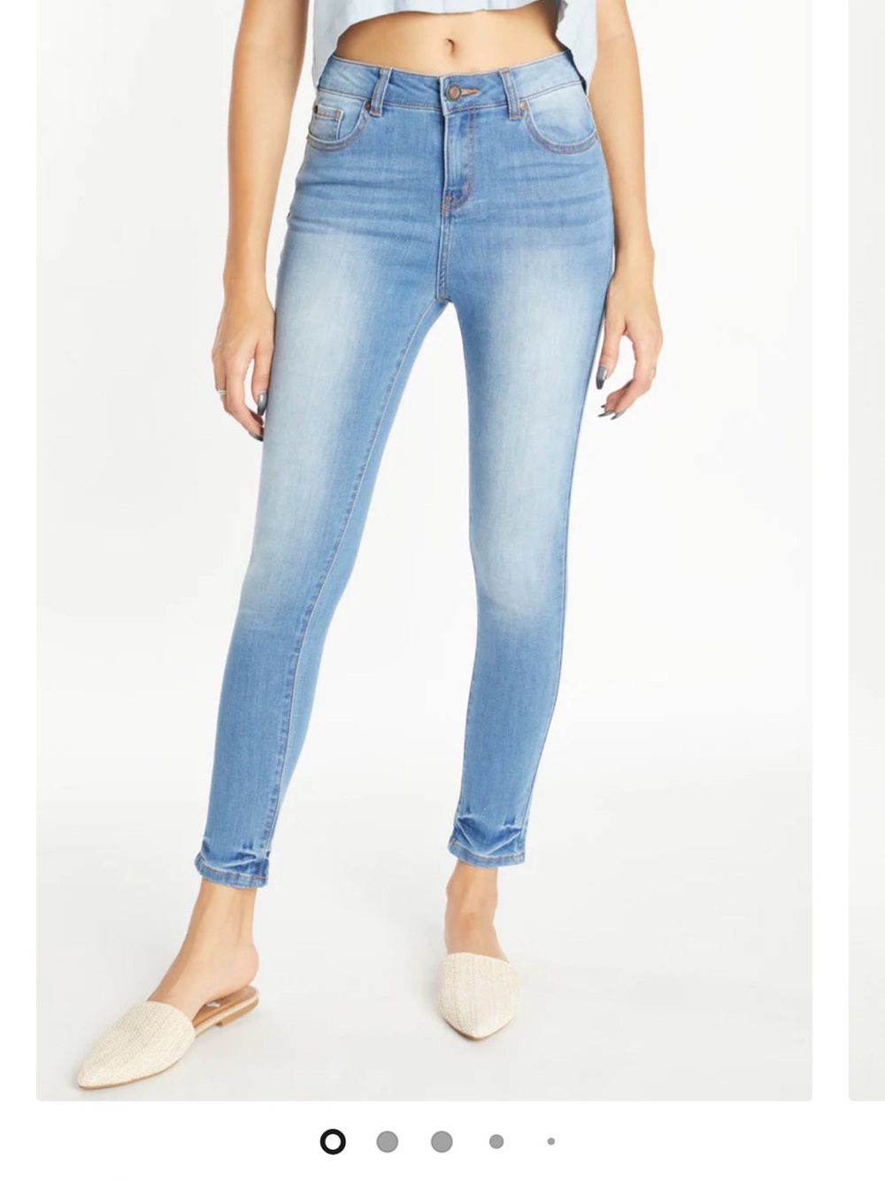 Enjean Light Wash High-Rise Skinny Jeans - Women 11